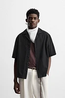 EMBROIDERED COTTON - LINEN SHIRT
