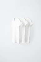 2-6 YEARS/ THREE-PACK OF BASIC SHORT SLEEVE T-SHIRTS