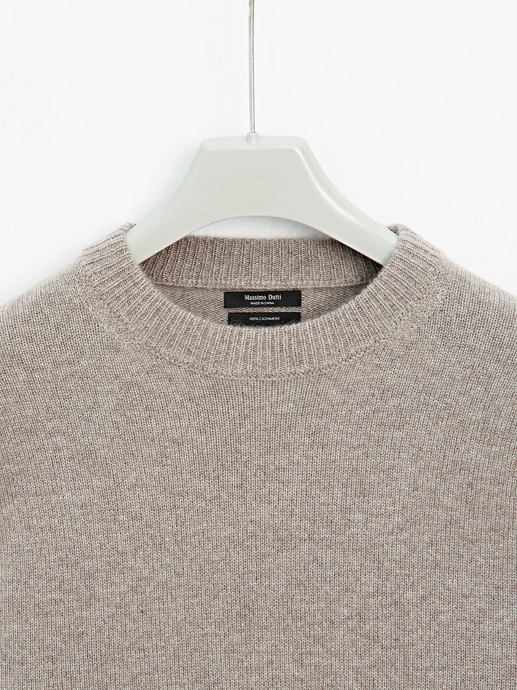 Pull oversize en maille 100 % cachemire