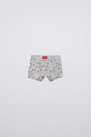 3-6 YEARS/ THREE-PACK OF PRINTED BOXERS