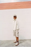 GRAFFITI CARGO PLUSH SHORTS