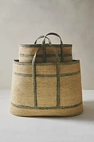 SEAGRASS BASKET WITH HANDLES