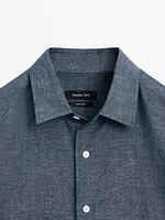 Regular fit denim shirt