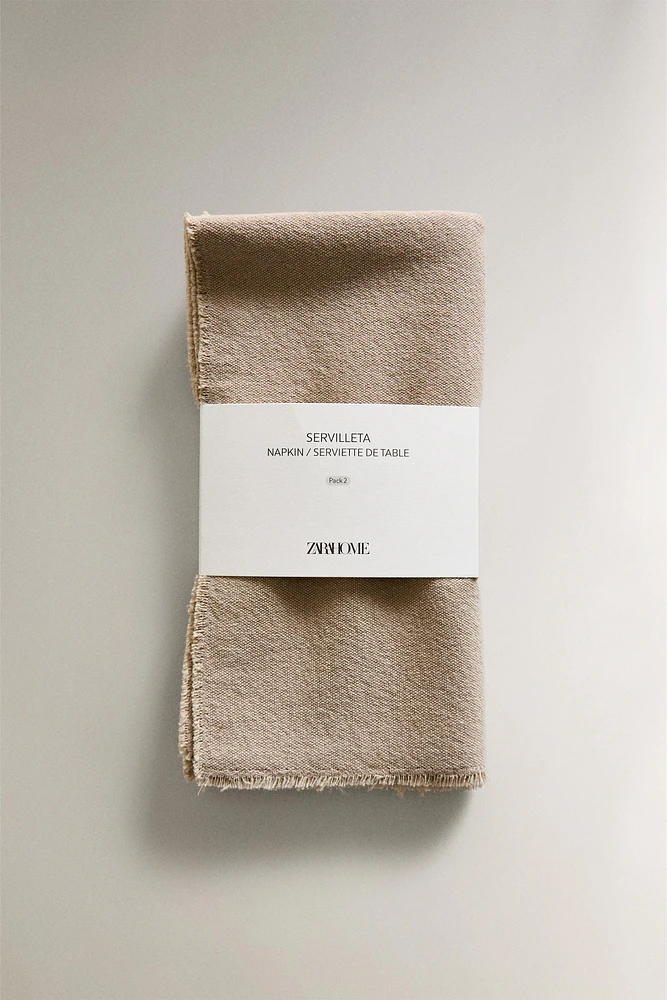 WASHED COTTON NAPKINS (SET OF 2)
