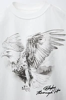 T-SHIRT À IMPRIMÉ AIGLE