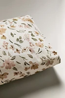 TAIE D’OREILLER SATIN IMPRIMÉ FLEUR