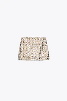 MINI-JUPE À SEQUINS