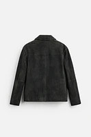 SUEDE LEATHER JACKET