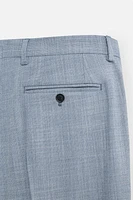 TEXTURED SUIT PANTS
