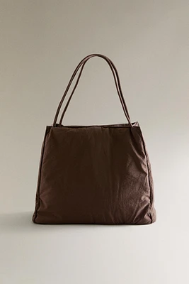 TECHNICAL FABRIC TOTE BAG