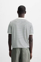 FLOWY KNIT T-SHIRT