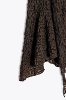 TOP DENTELLE FOULARD