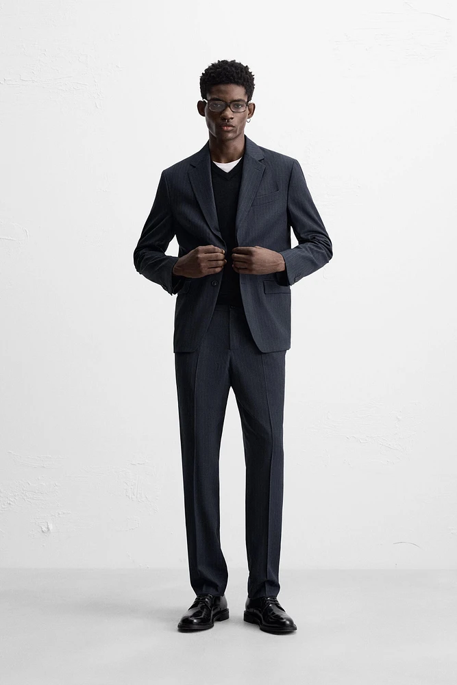 PANTALON DE COSTUME À RAYURES