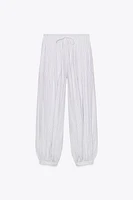ZW COLLECTION STRIPED BALLOON PANTS