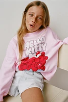 HELLO KITTY © PRINT SWEATSHIRT