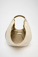 SAC OVALE ANSE MÉTALLIQUE