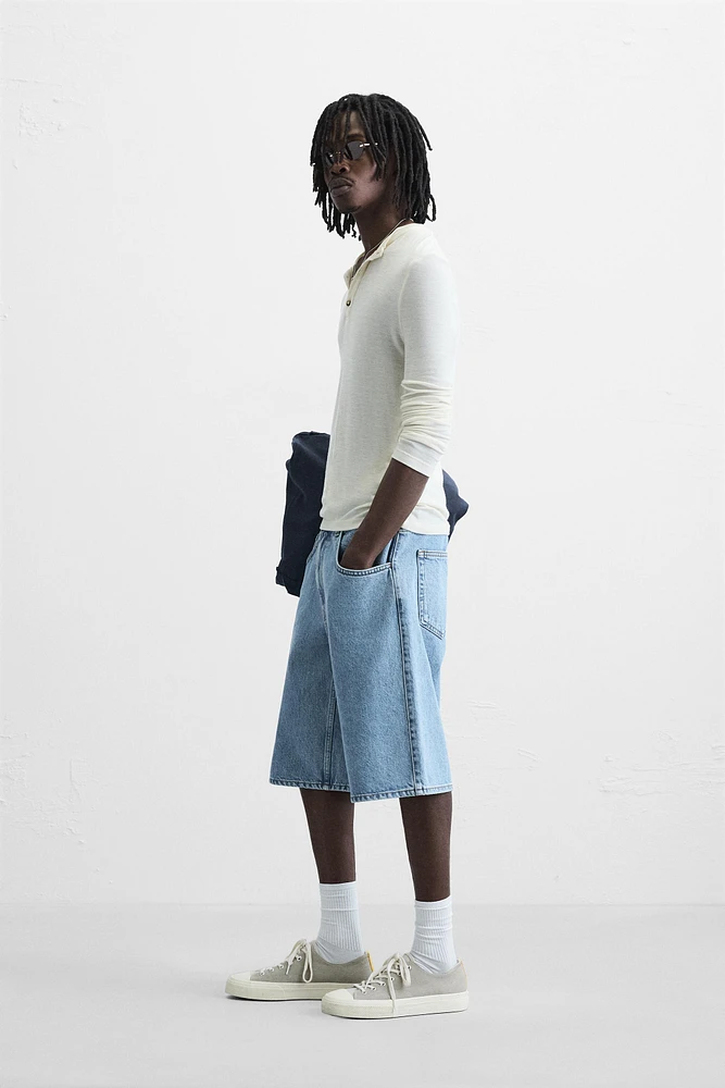 BERMUDA EN DENIM BAGGY FIT