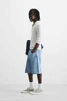 BERMUDA EN DENIM BAGGY FIT