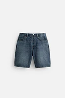 BERMUDA EN DENIM STRAIGHT FIT