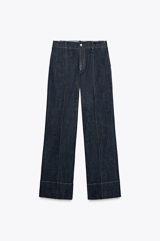 PANTALON BOOTCUT NERVURE