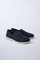 SUEDE BOAT SHOES