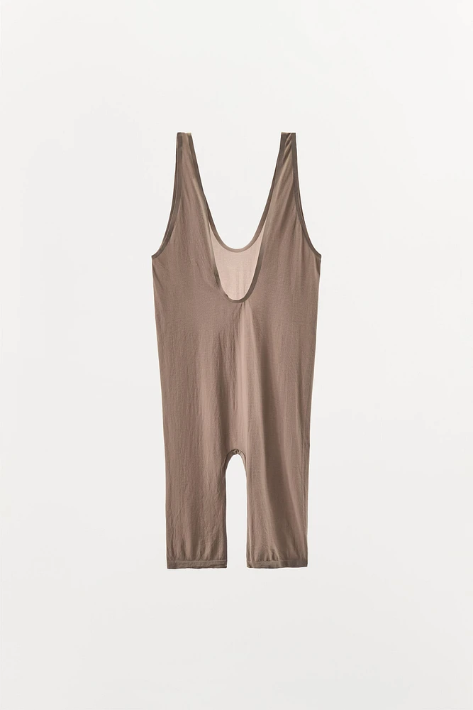 POLYAMIDE SHORT JUMPSUIT