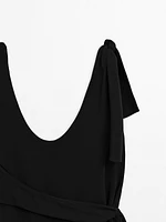 Crepe top with knot detail - Limited Edition
