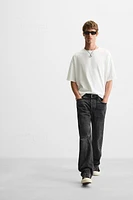 RIPPED REGULAR STRAIGHT FIT JEANS