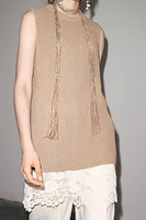 COMBINATION KNIT DRESS
