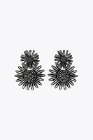 DOUBLE FLOWER EARRINGS