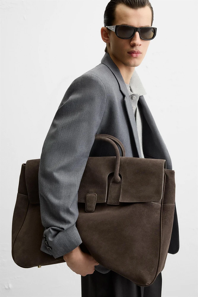 LEATHER HANDBAG