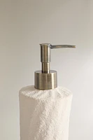 TEXTURED CERAMIC BATHROOM DISPENSER