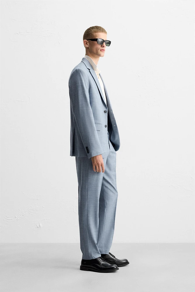 TEXTURED SUIT PANTS