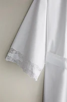 COTTON ROBE WITH EMBROIDERY