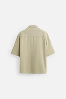 TEXTURED RELAXED FIT SHIRT