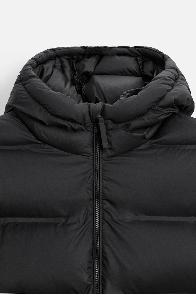 HOODED QUILTED JACKET