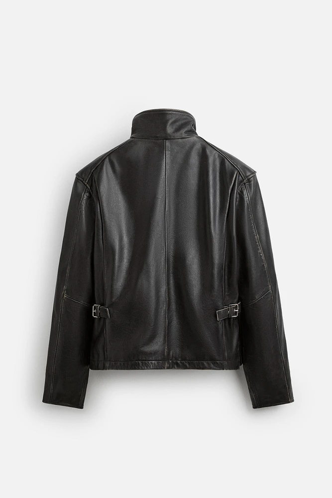 BLOUSON EN CUIR ÉDITION LIMITÉE