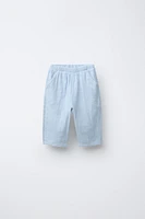 COMBINATION TEXTURED PANTS