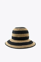 STRIPED BUCKET HAT