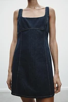 DENIM TRF DRESS