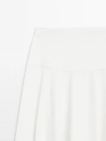 Jupe midi fluide avec ceinture large - Limited Edition