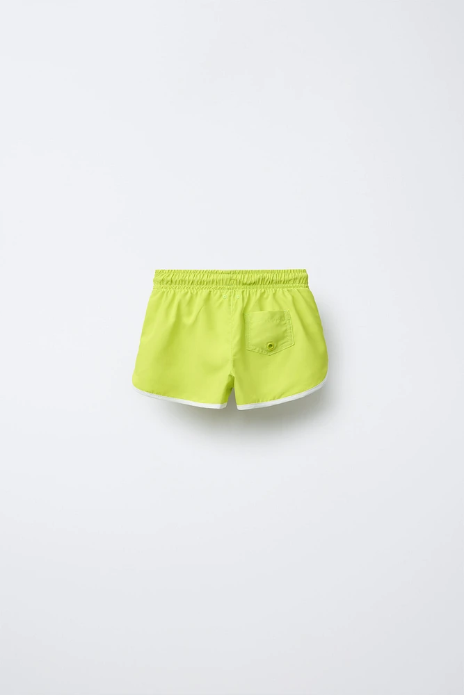 2-6 YEARS/ PALM TREE SWIM SHORTS
