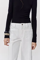 JEAN Z1975 COUPE LARGE LONGUEUR RACCOURCIE ET TAILLE HAUTE