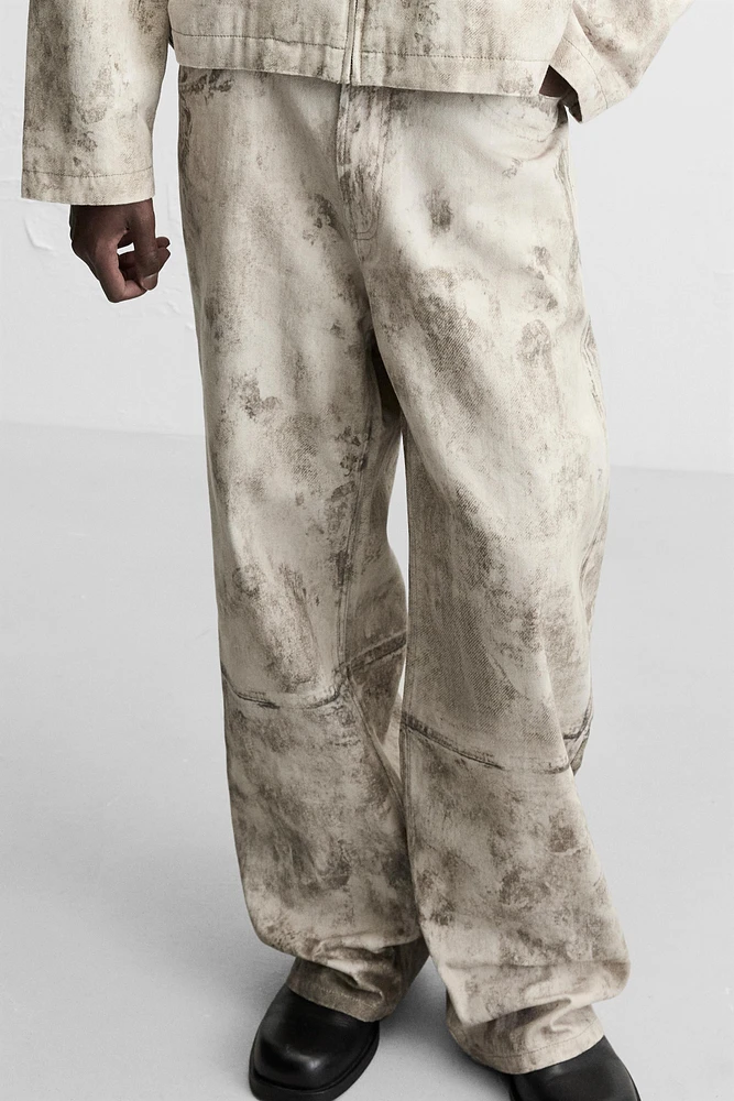 ABSTRACT PRINT PANTS