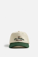 CONTRAST EMBROIDERED CAP