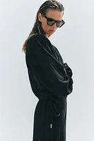 BLOUSE SEMI-TRANSPARENTE