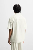 CHEMISE COTON - CHANVRE RAYÉES