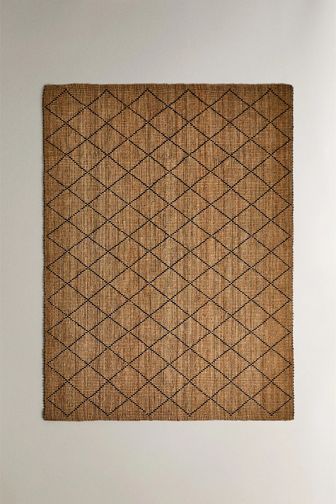 DIAMOND PRINT AREA RUG