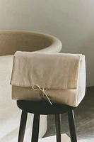 QUILTED EMBROIDERED TOILETRY BAG