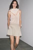 PLEATED BERMUDA SHORTS ZW COLLECTION